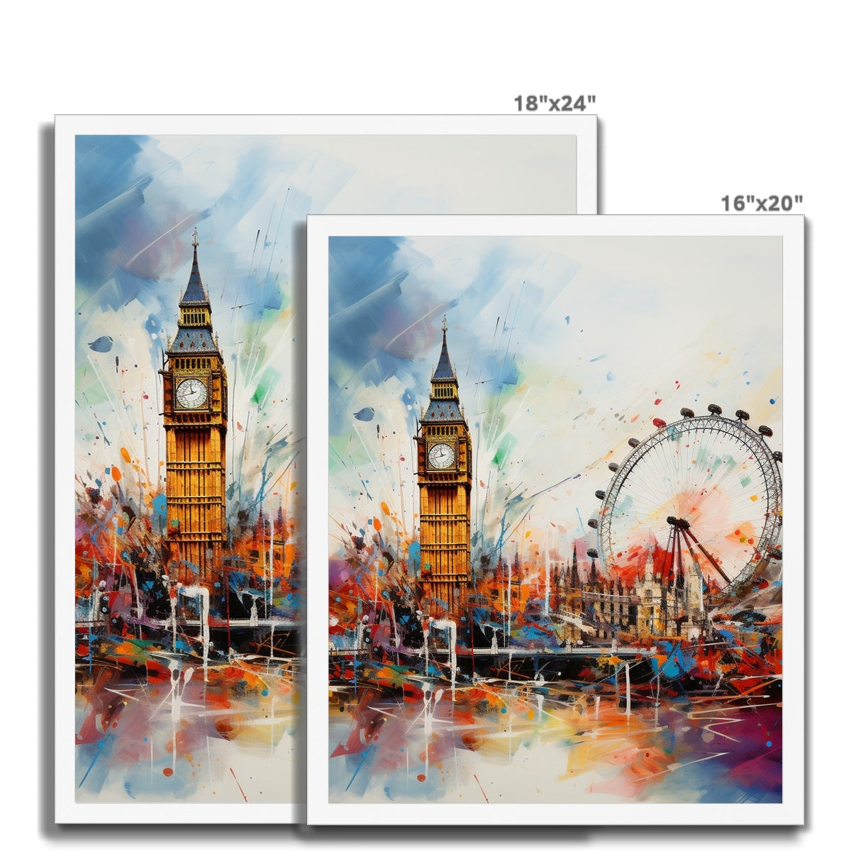 London Town Framed Print