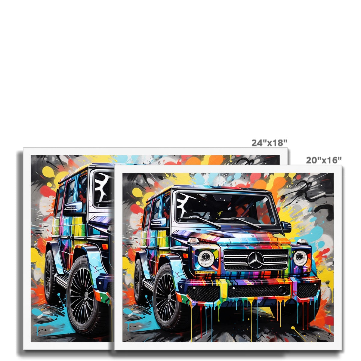 Mercedes G Wagon Framed Print