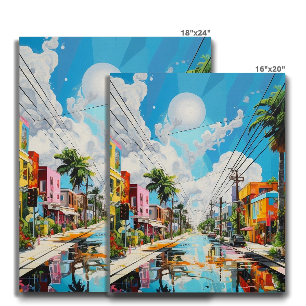 Stimulating Wynwood Street, Miami Canvas