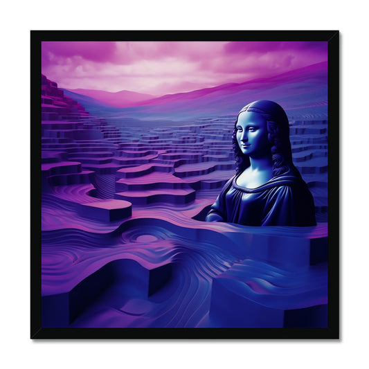 Purple Hills: The Mona Lisa Limited Edition Framed Print