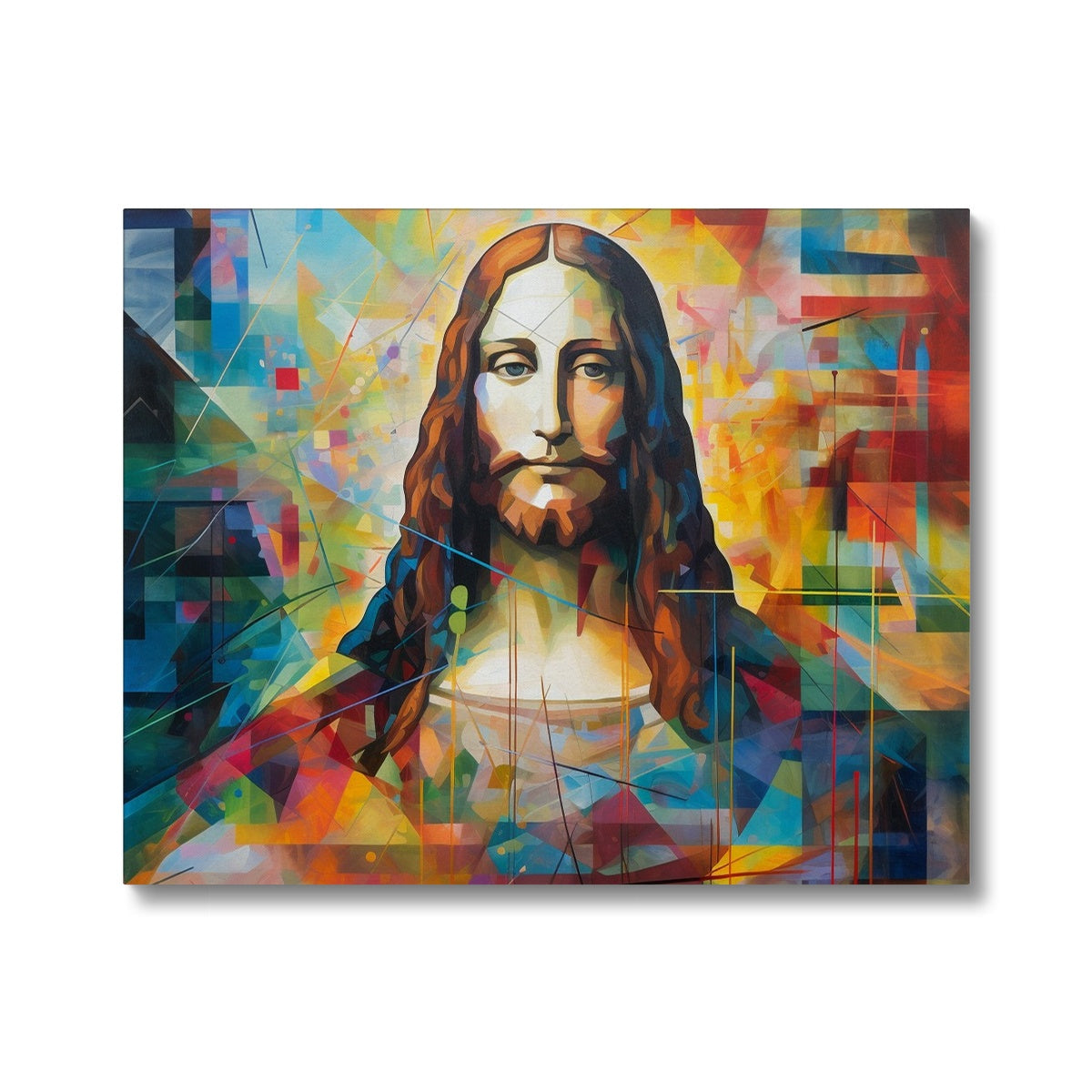 Jesus Walks: Mona Lisa Limited Edition Canvas