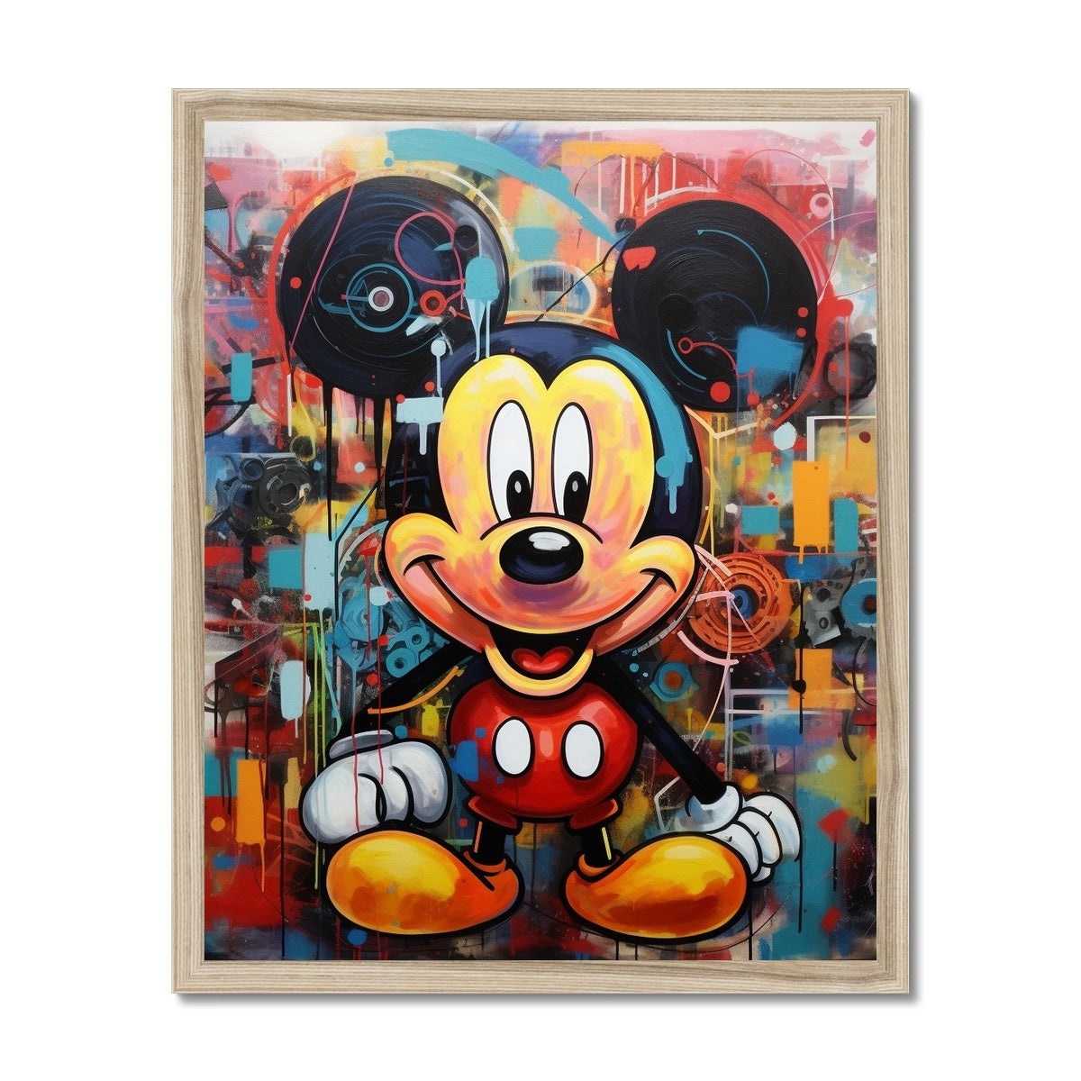 Micky Mouse Framed Print