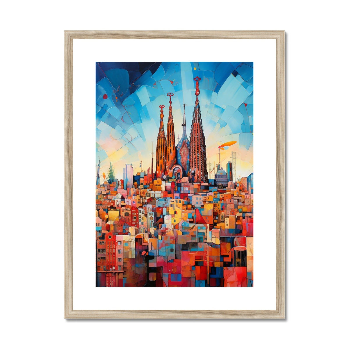 Barcelona  Framed & Mounted Print