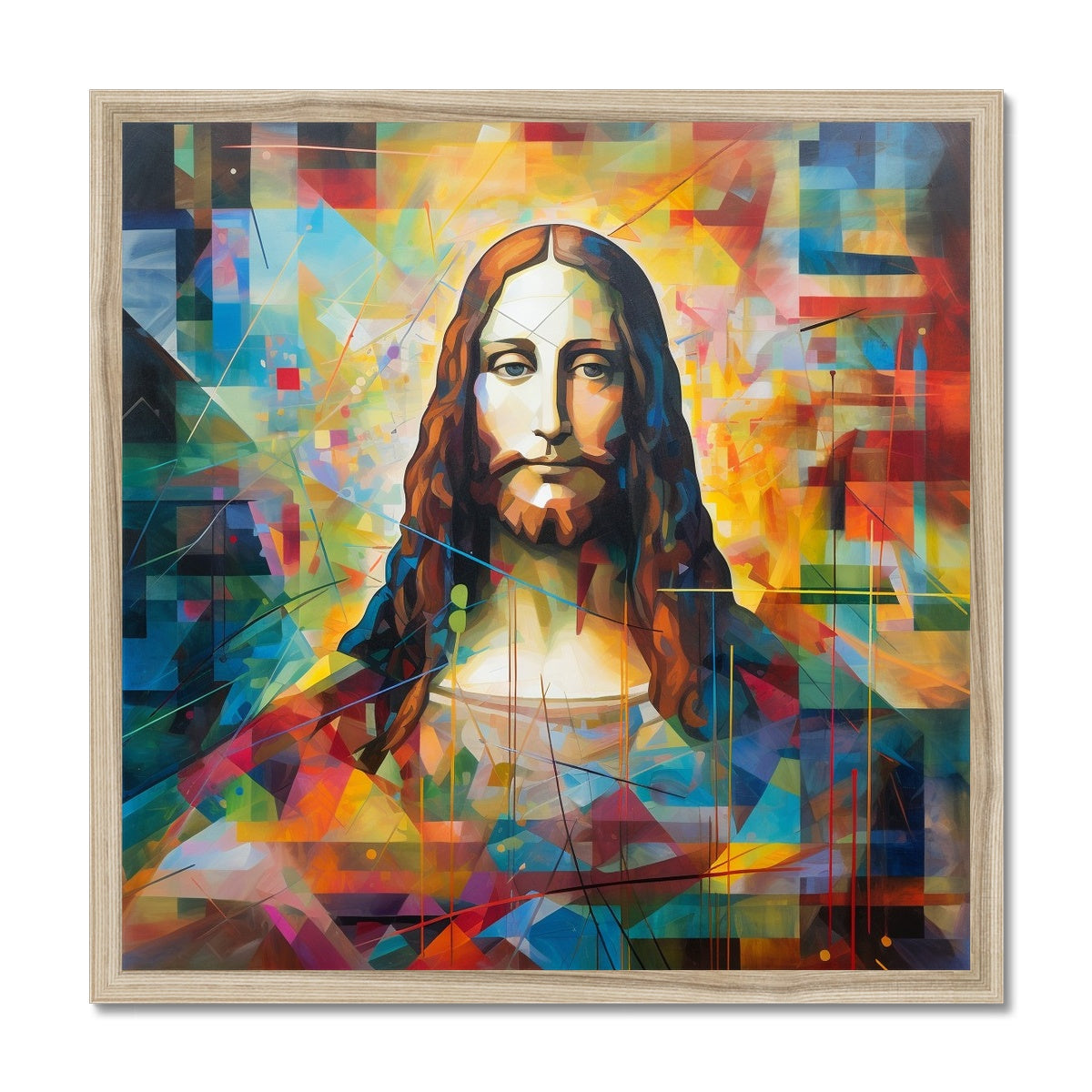 Jesus Walks: Mona Lisa Limited Edition Framed Print