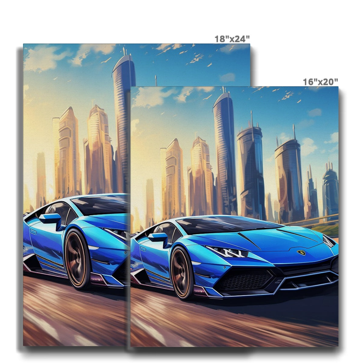 Lamborghini Bombs Canvas