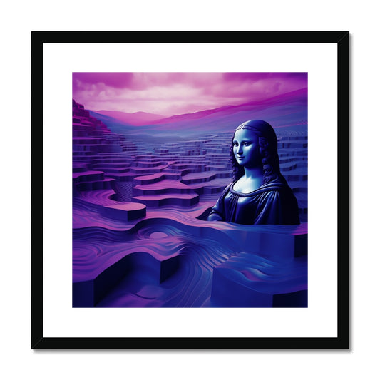 Purple Hills: The Mona Lisa Limited Edition Framed & Mounted Print