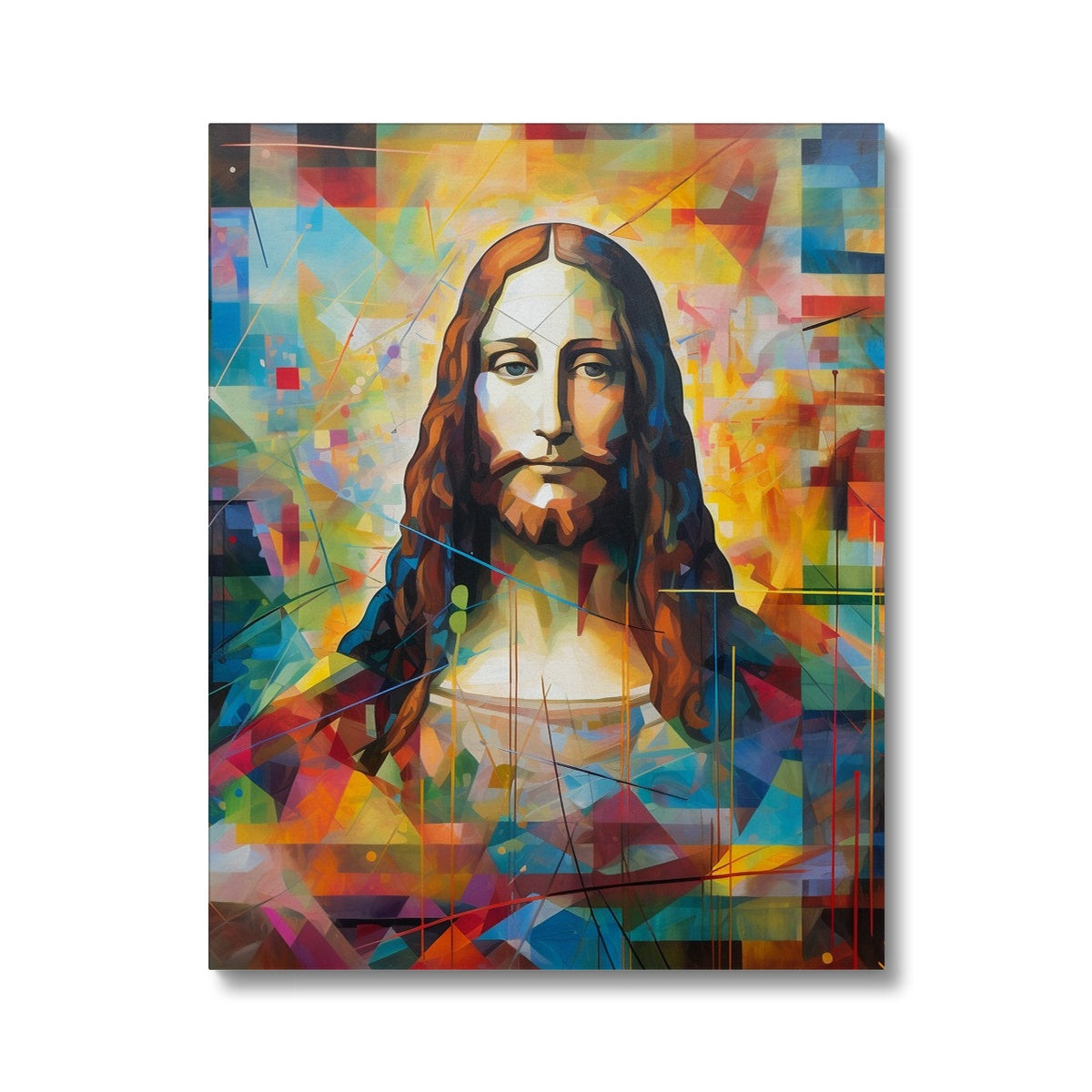 Jesus Walks: Mona Lisa Limited Edition Canvas