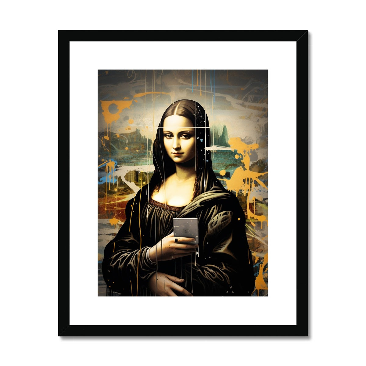 Millenial: The Mona Lisa Limited Edition Framed & Mounted Print