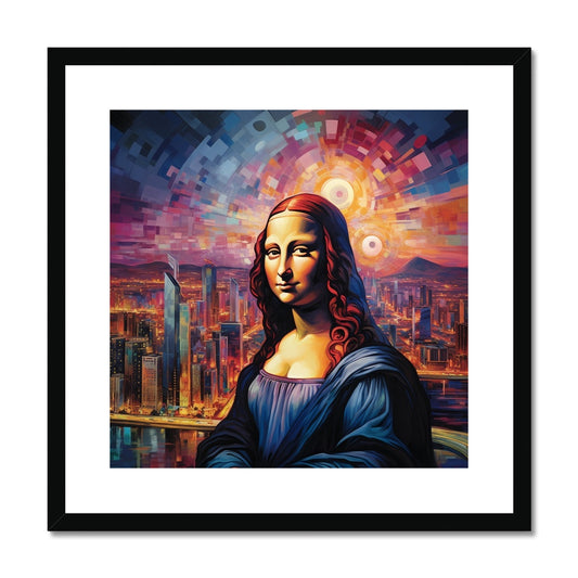 CityScape Mona Lisa: Limited Edition Framed & Mounted Print