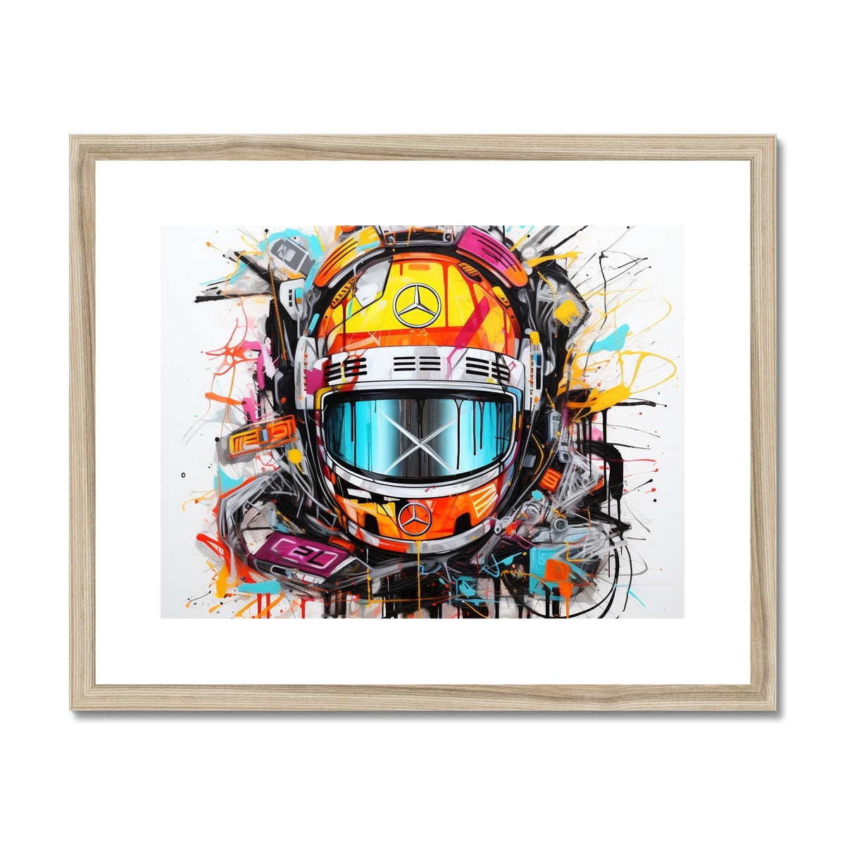 Lewis Hamilton Framed & Mounted Print