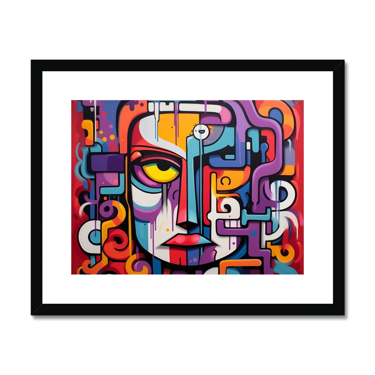 Aztec Framed & Mounted Print