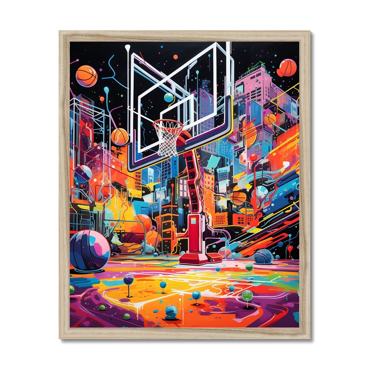 Space Jam Framed Print