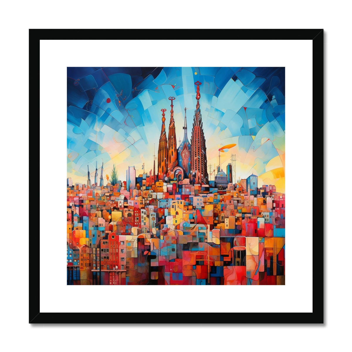 Barcelona  Framed & Mounted Print