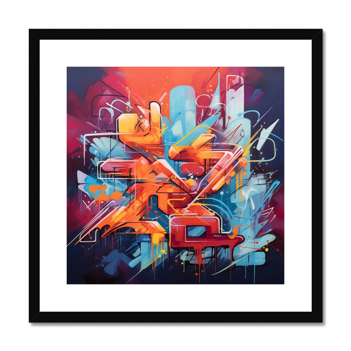 Abstract World Framed & Mounted Print