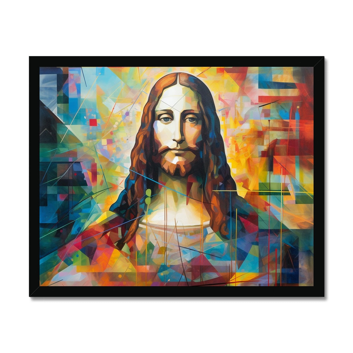 Jesus Walks: Mona Lisa Limited Edition Framed Print