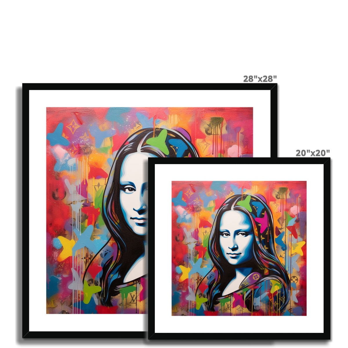 Gen Z Mona Lisa Louis Vuitton: Limited Edition Framed & Mounted Print