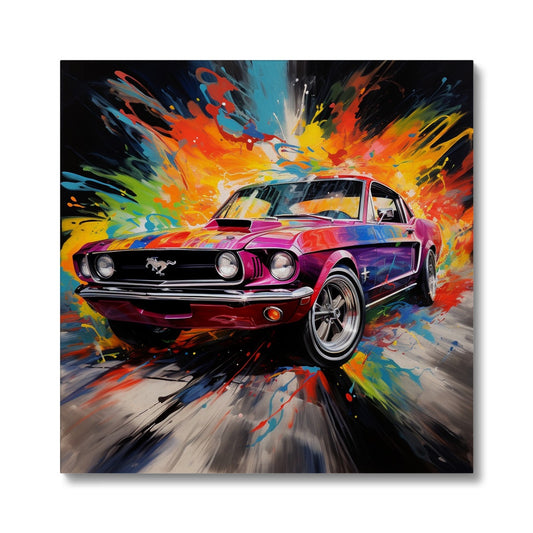 Mustang Mess Canvas