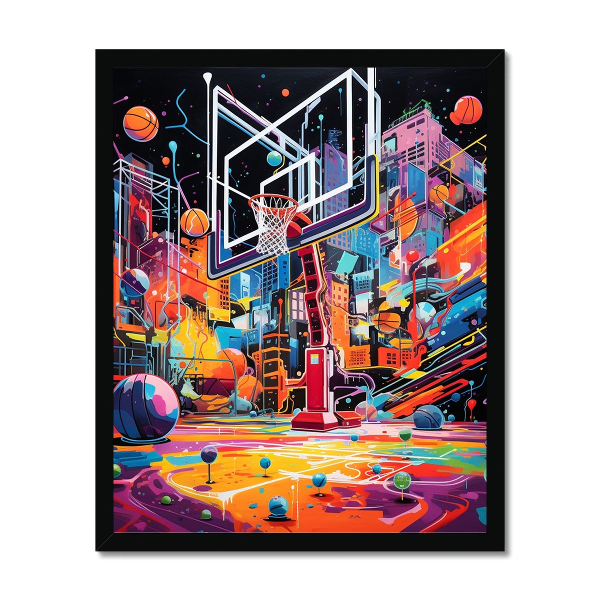 Space Jam Framed Print