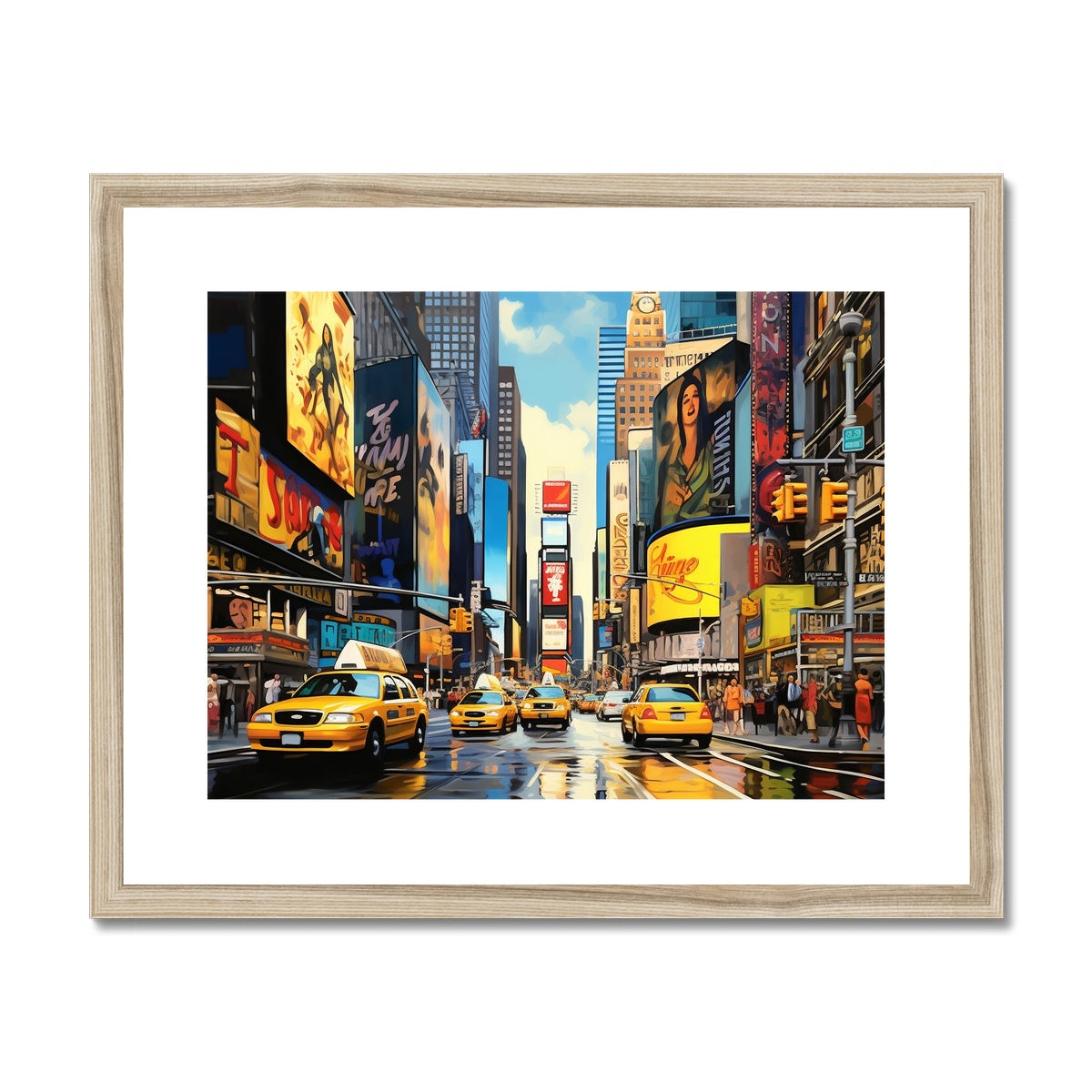 Broadway, New York  Framed & Mounted Print