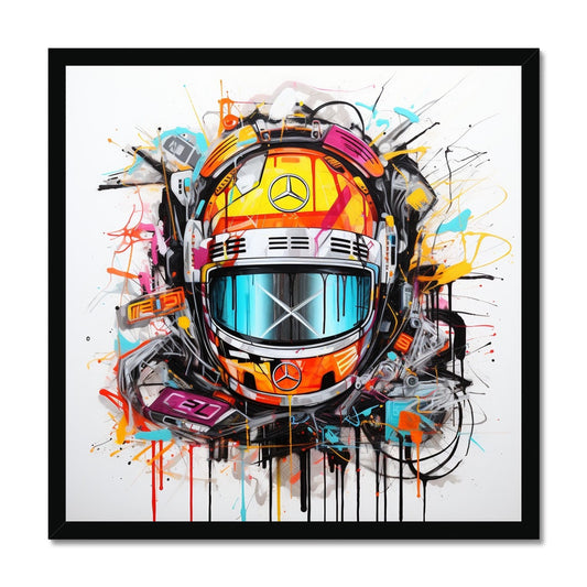 Lewis Hamilton Framed Print