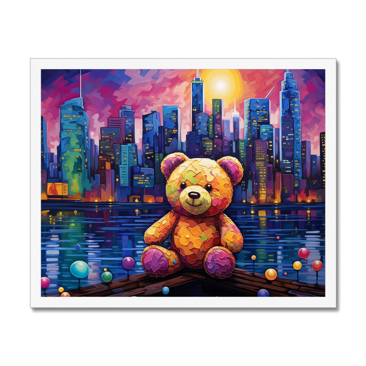 Skyline Attraction: Limited Edition Framed Print