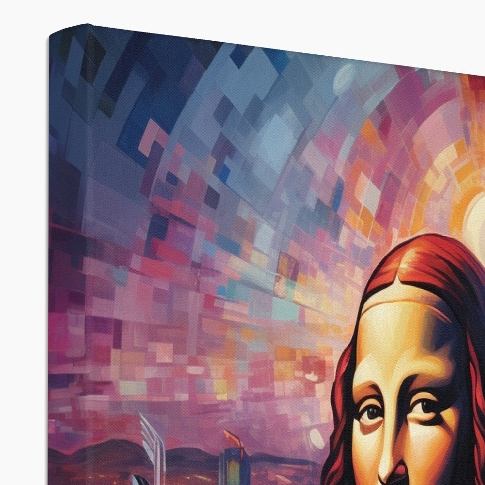 CityScape Mona Lisa: Limited Edition Canvas