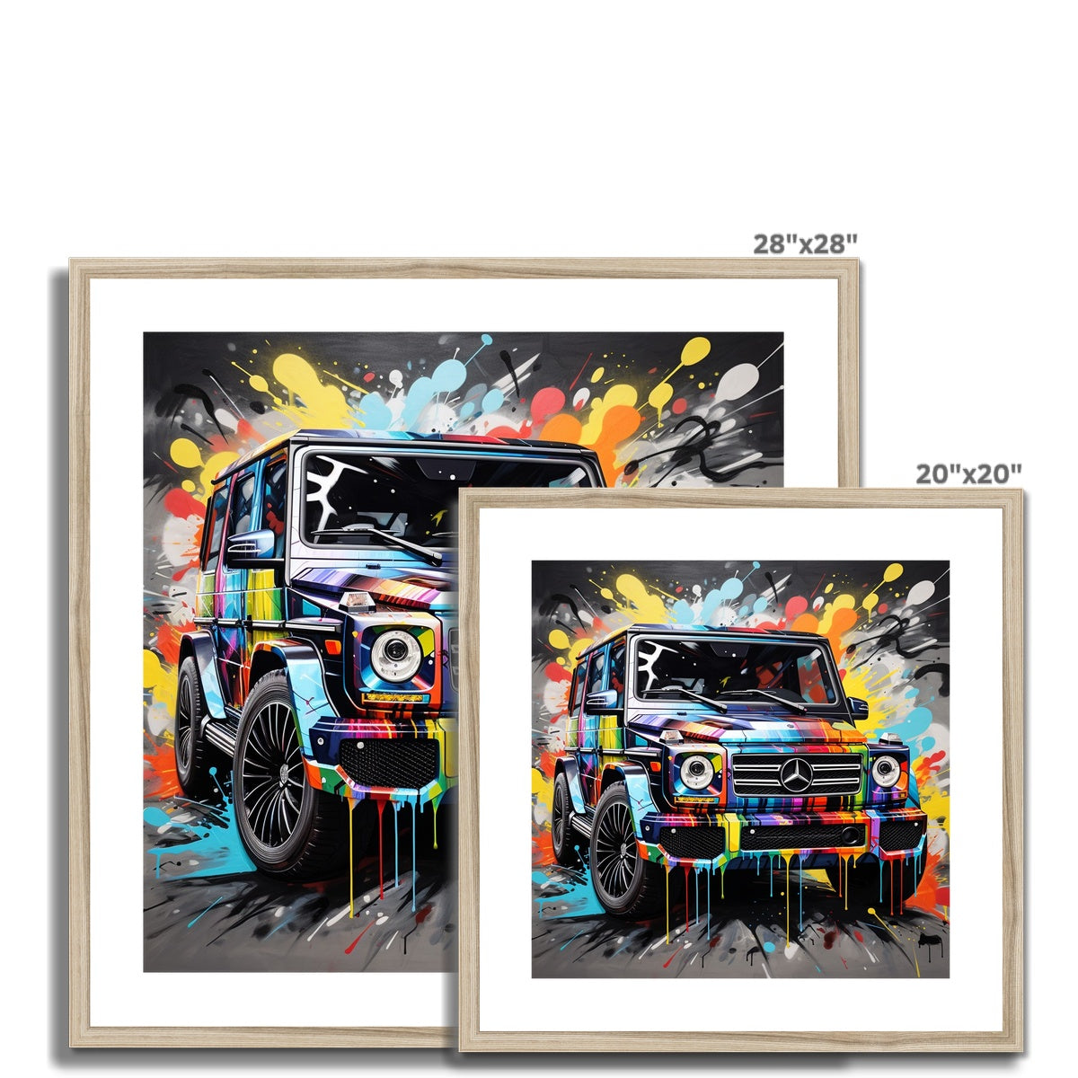 Mercedes G Wagon Framed & Mounted Print