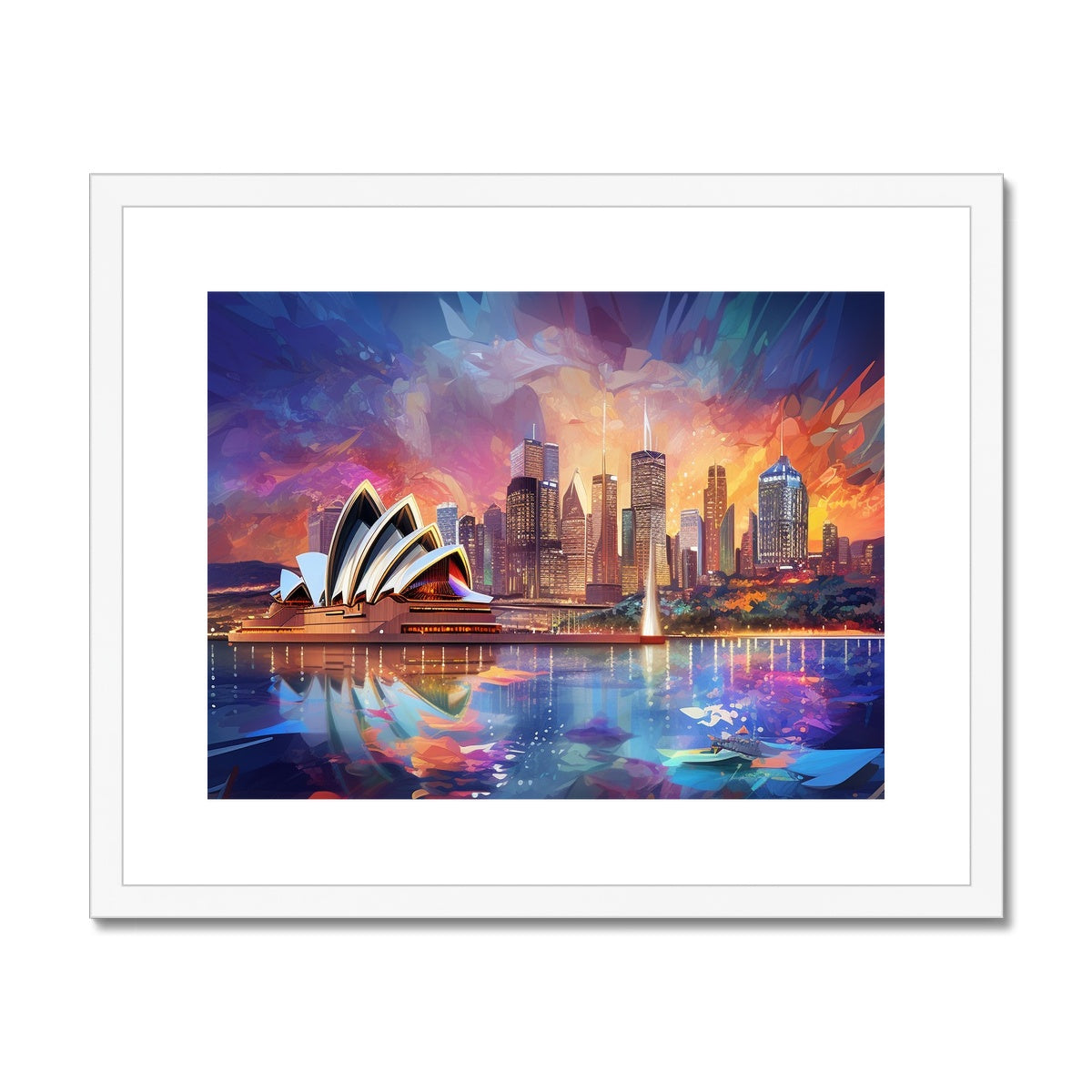 Sydney Makeover Concept Framed & Mounted Print