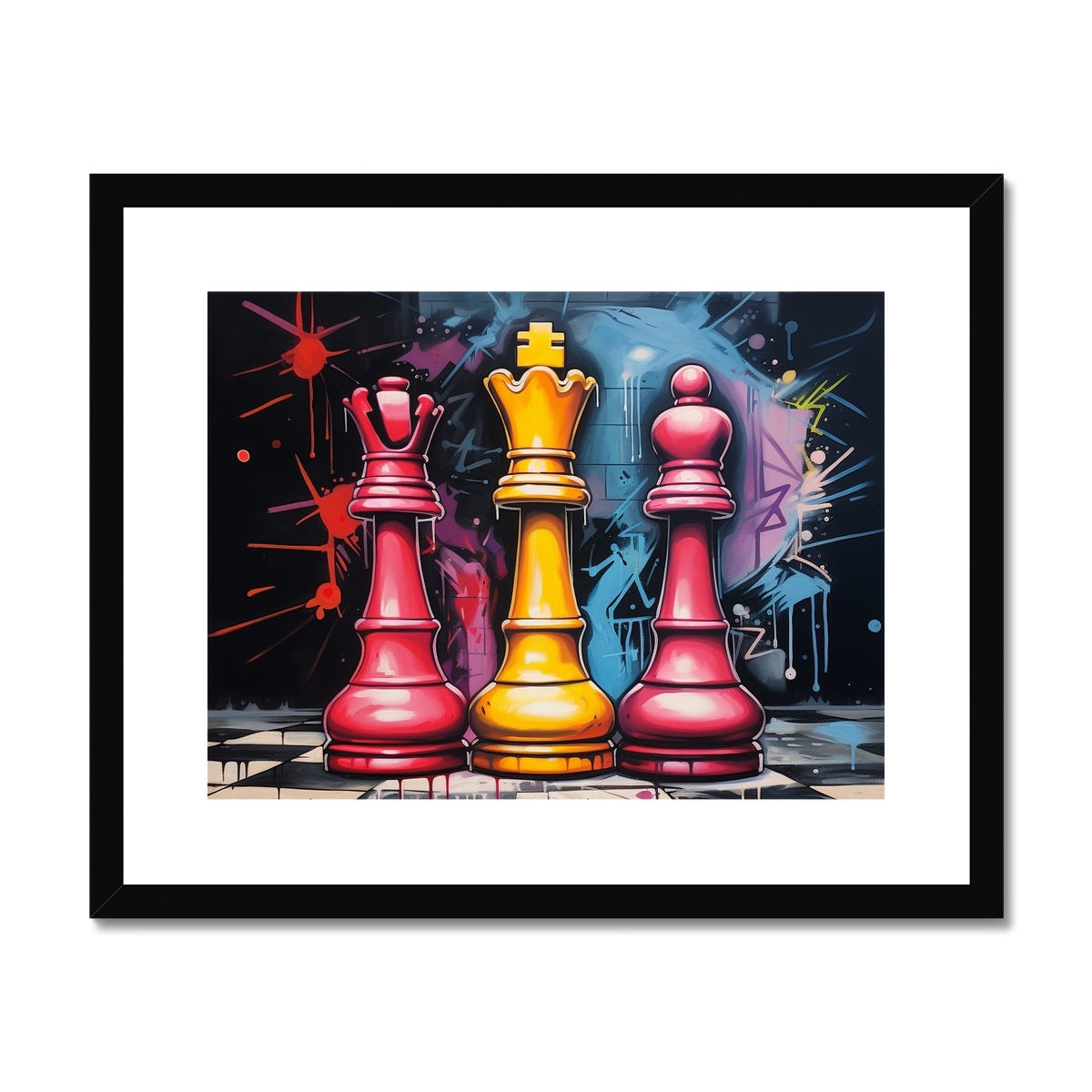 Chess Master Framed & Mounted Print