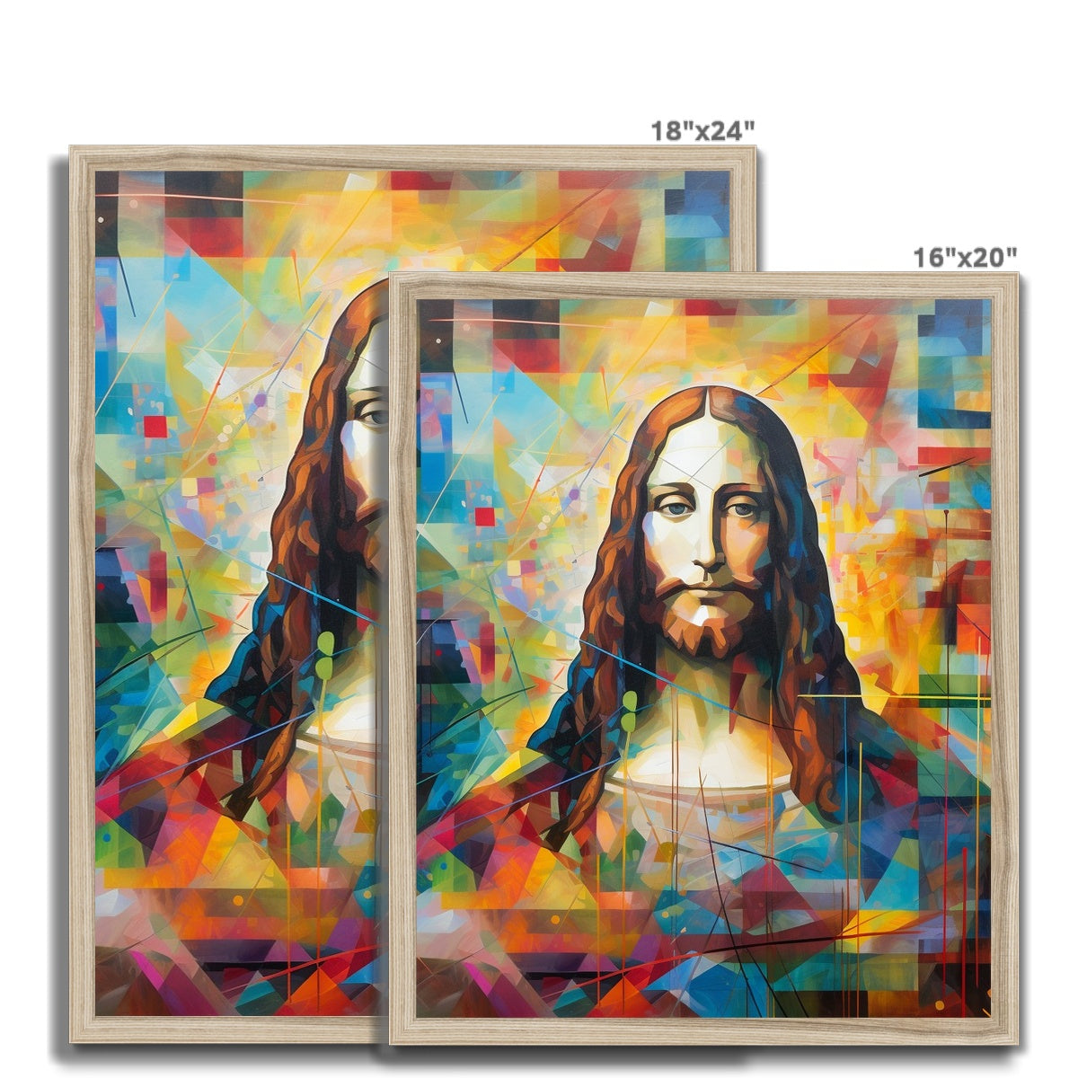 Jesus Walks: Mona Lisa Limited Edition Framed Print