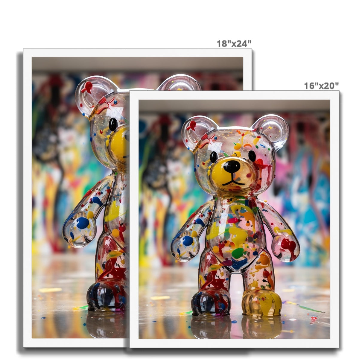Glass Statue: Limited Edition Framed Print