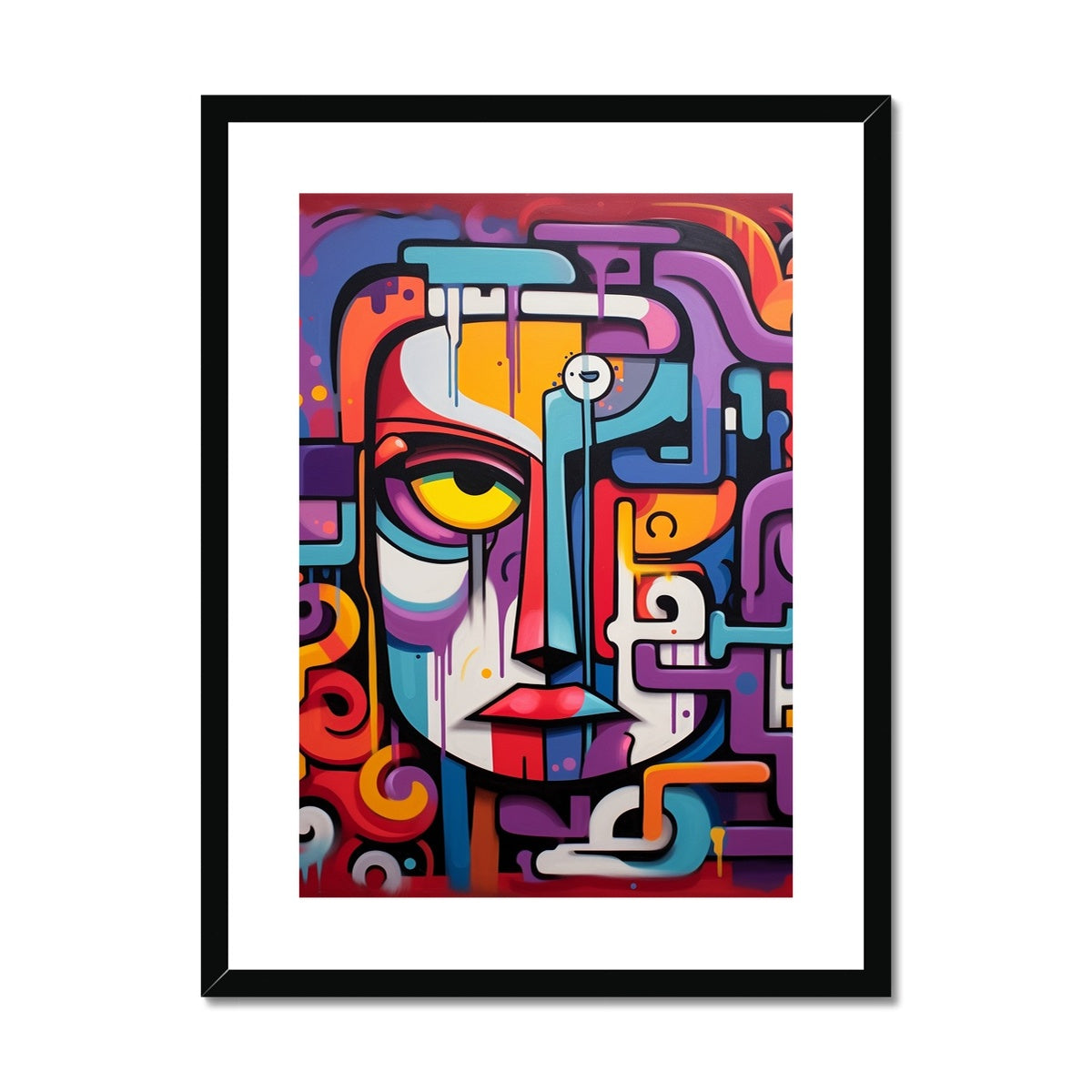 Aztec Framed & Mounted Print