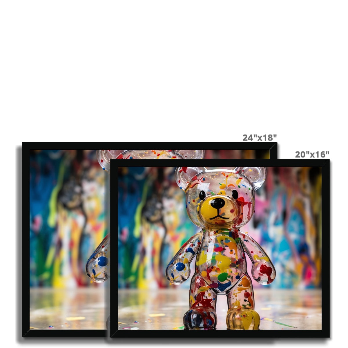 Glass Statue: Limited Edition Framed Print