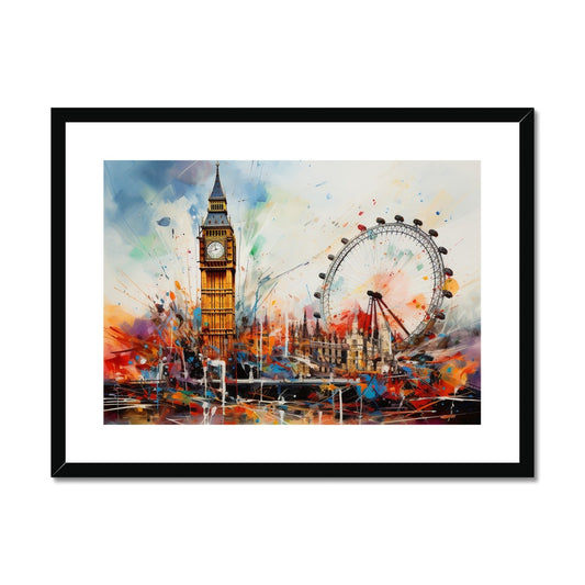 London Town Framed & Mounted Print