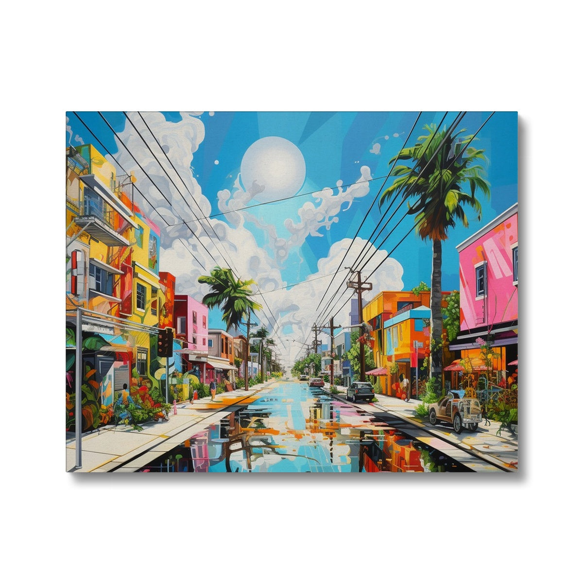 Stimulating Wynwood Street, Miami Canvas