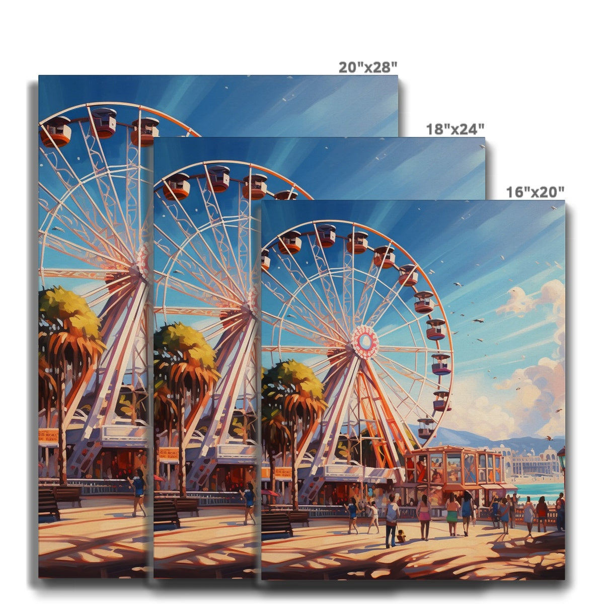 Santa Monica Pier Ferris Wheel Canvas