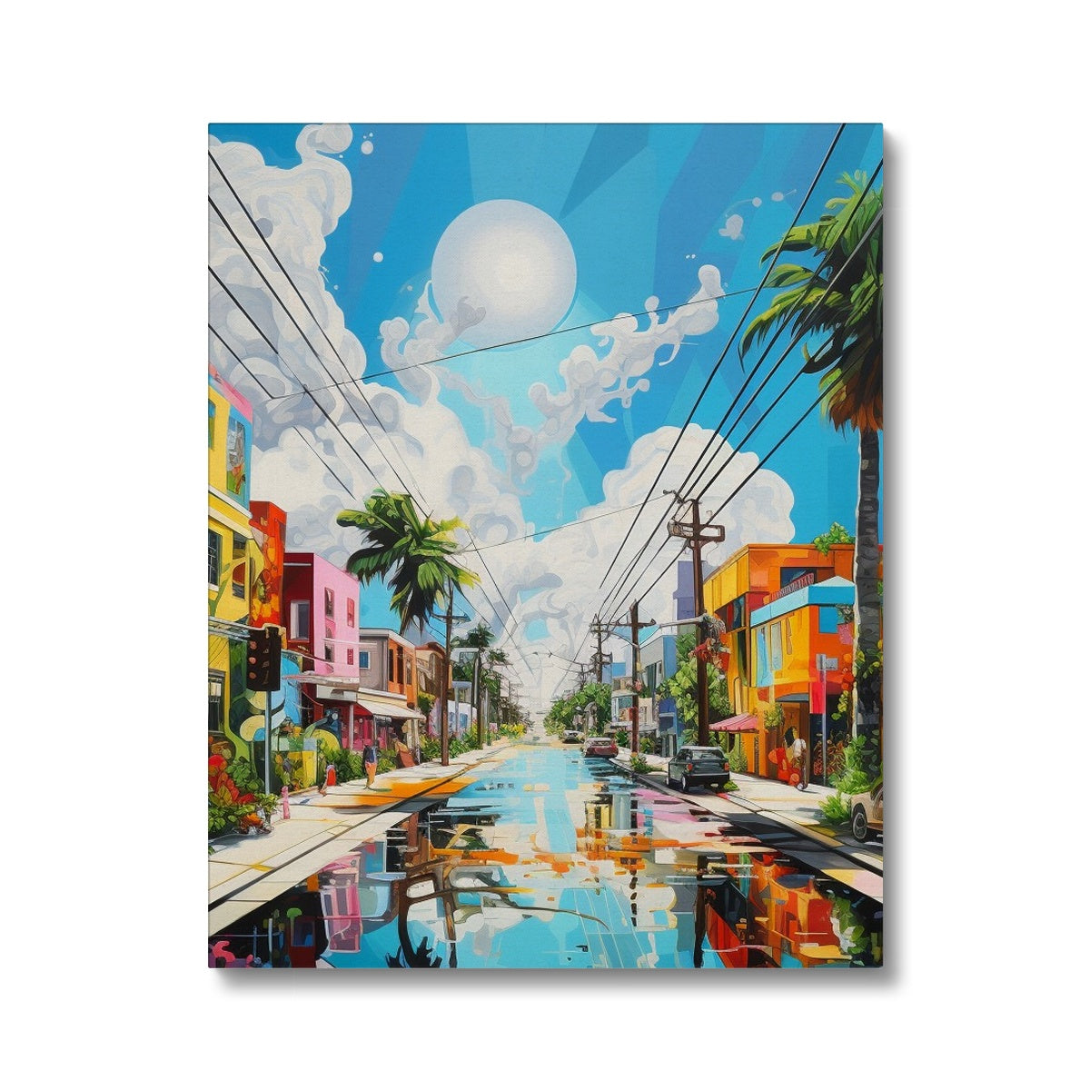 Stimulating Wynwood Street, Miami Canvas
