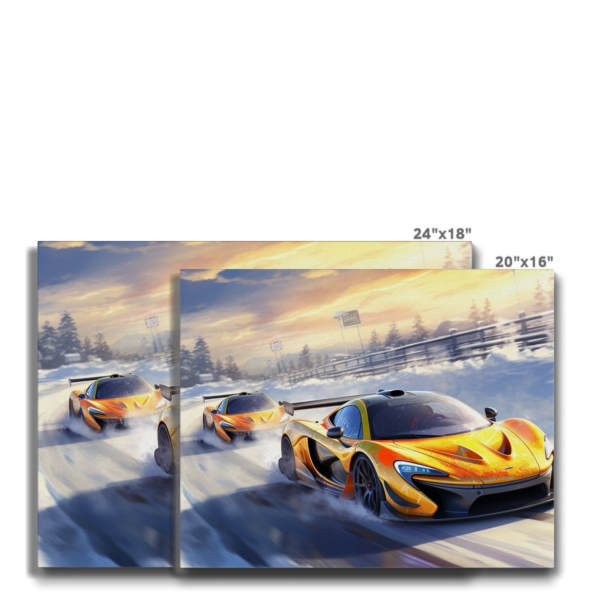 Twin Mclaren P1' Canvas