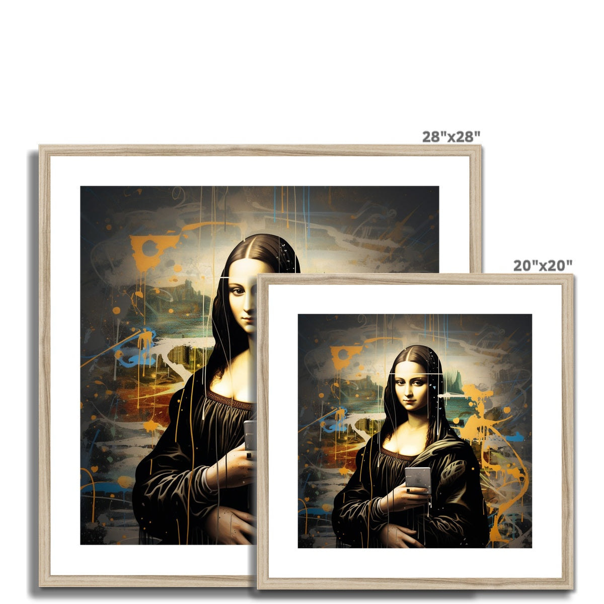 Millenial: The Mona Lisa Limited Edition Framed & Mounted Print