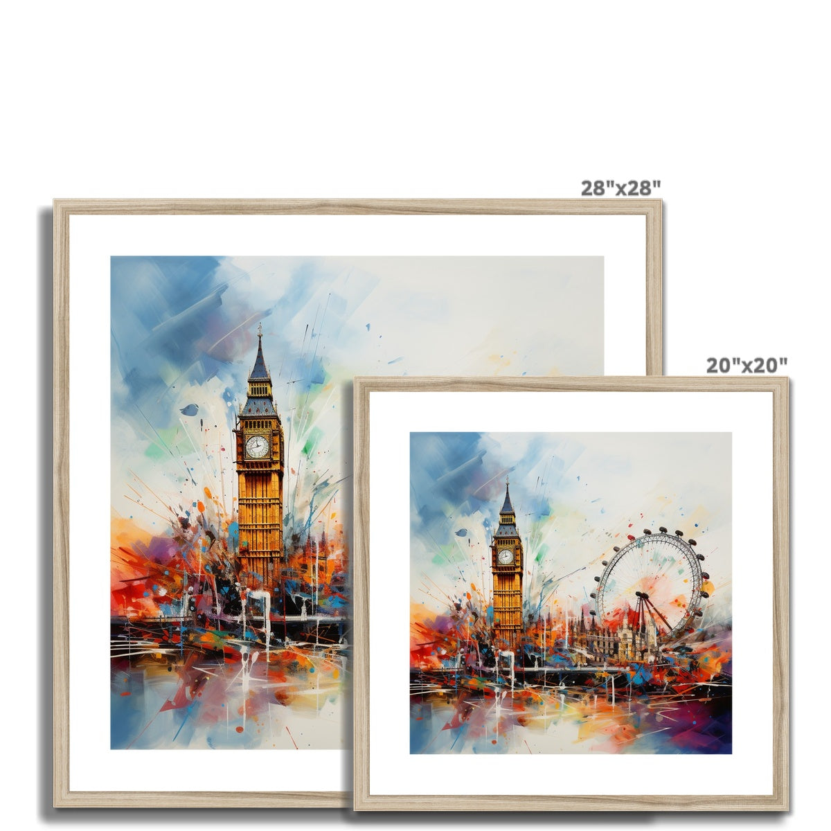 London Town Framed & Mounted Print