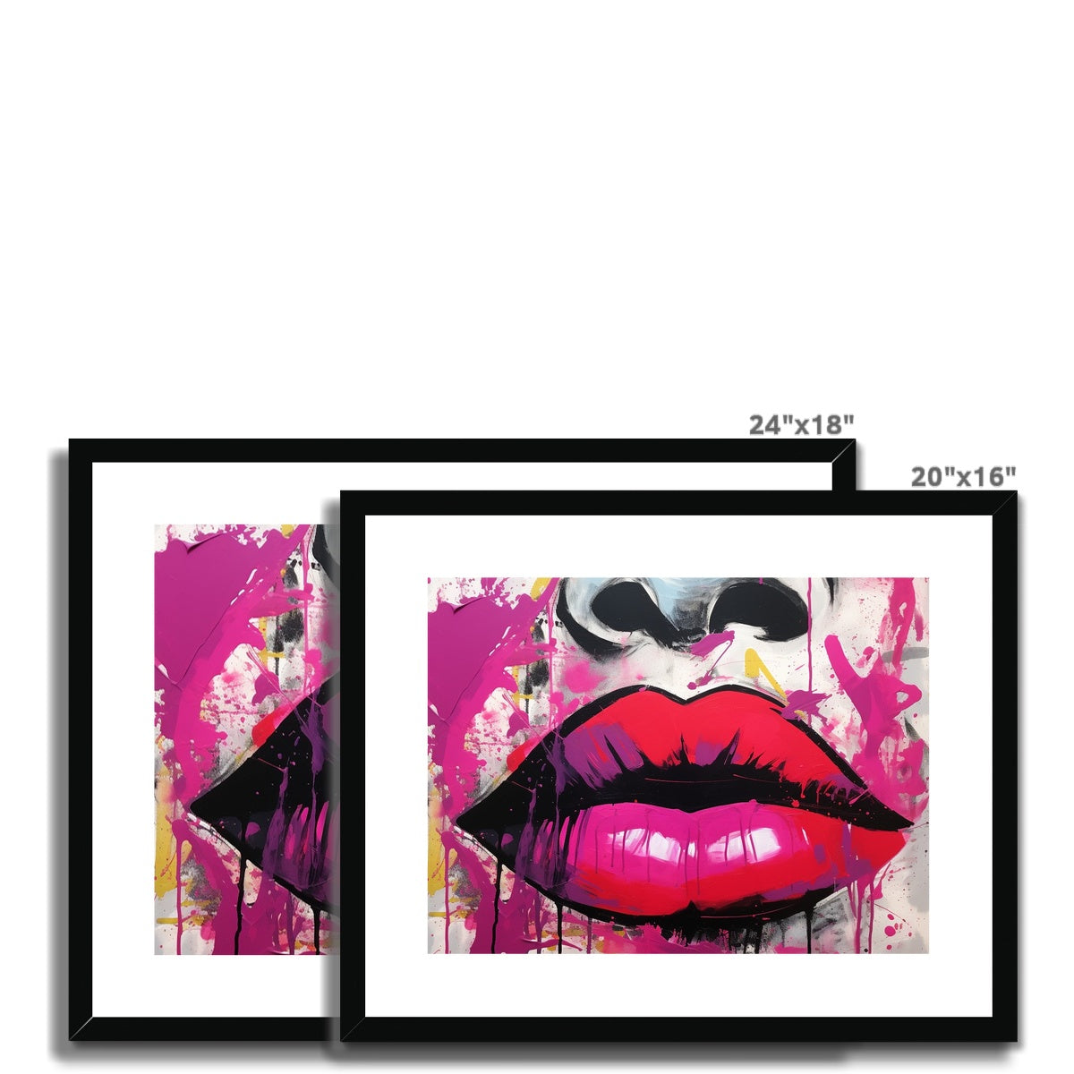 Lipstick Framed & Mounted Print