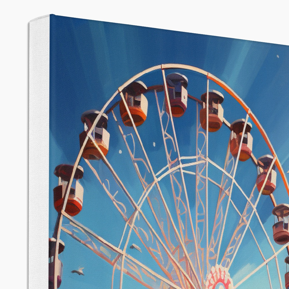 Santa Monica Pier Ferris Wheel Canvas