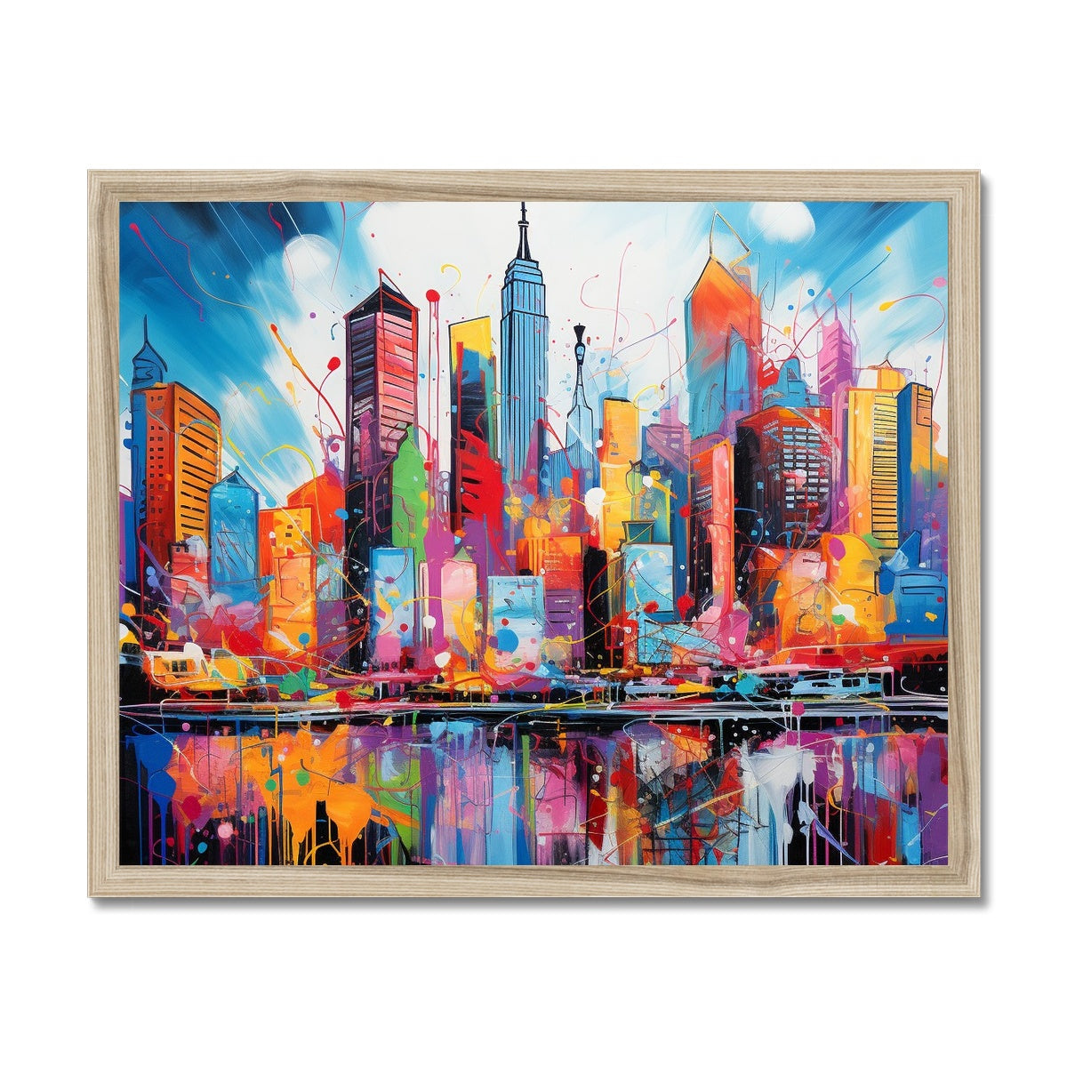 The Big Apple, New York City Framed Print