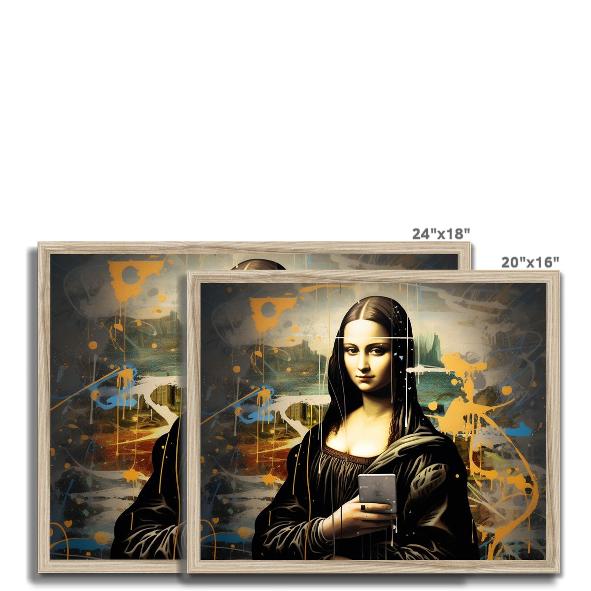 Millenial: The Mona Lisa Limited Edition Framed Print