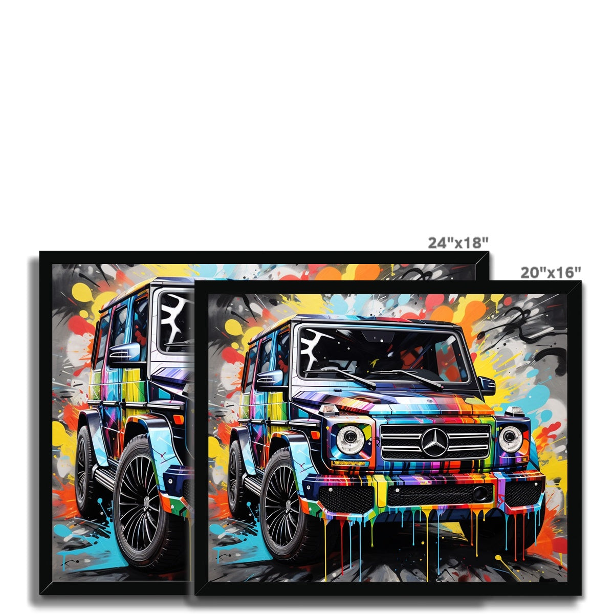 Mercedes G Wagon Framed Print