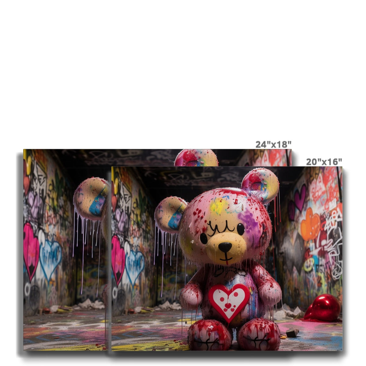 Teddy Got Drip: Limited Edition Canvas