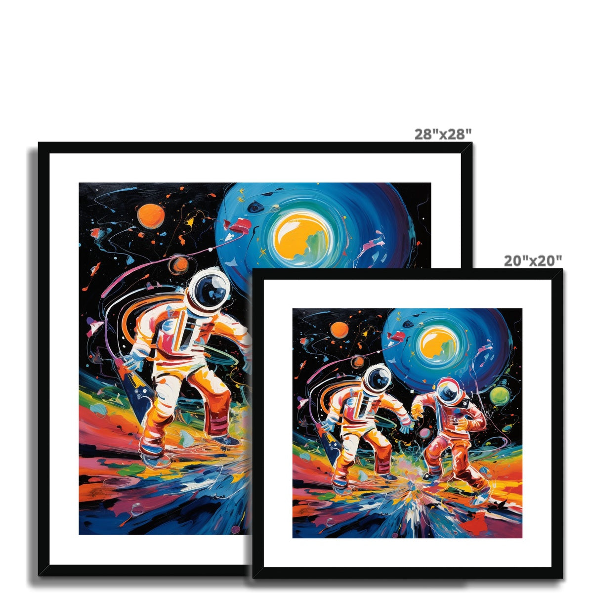 Spaceman  Framed & Mounted Print