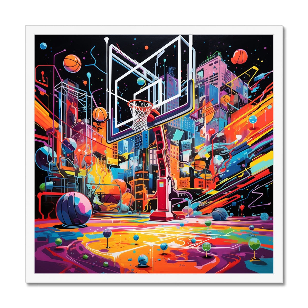 Space Jam Framed Print