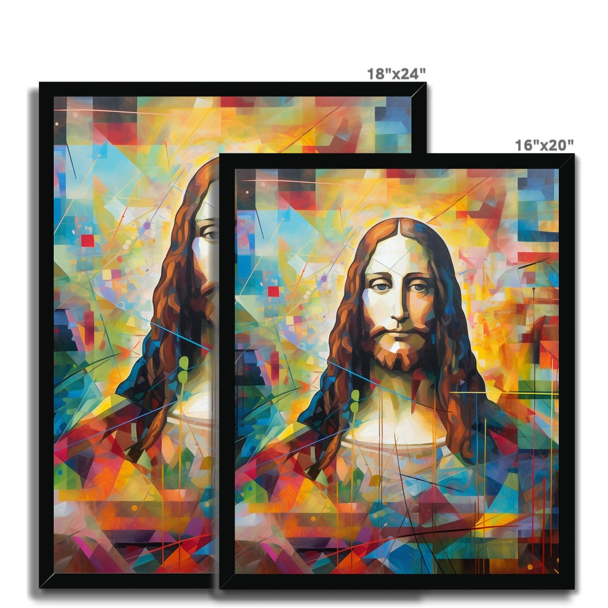 Jesus Walks: Mona Lisa Limited Edition Framed Print