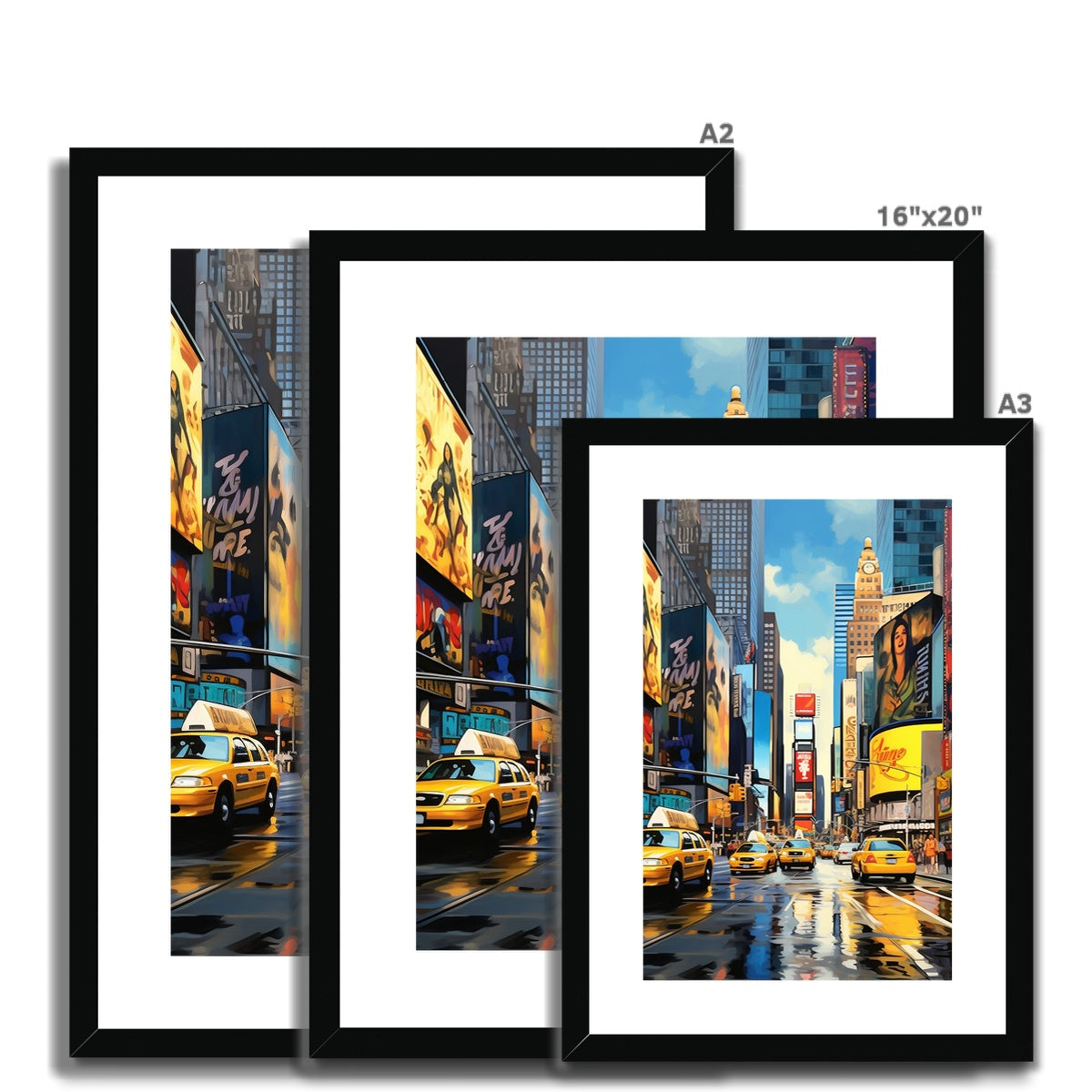 Broadway, New York  Framed & Mounted Print